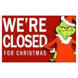 NO PICK UP FOR THIS AUCTION UNTIL 28th DEC .