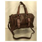 Cole Haan dark brown satchel with shoulder strap