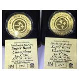 Pair of Pittsburgh Steelers Champions Medals with