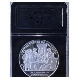 1ozt. .999 Fine Silver Round - Declaration of