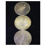 3 Times The Money - 1922 Peace Silver Dollars - 2