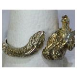 Sterling Silver Dragon Ring - adjustable size