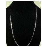 Sterling Silver Chain Necklace - 20 in