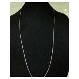 Sterling Silver necklace - 32 in