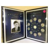 Kennedy Half Dollar collection in folio - incl.