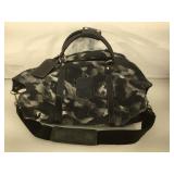 Ghurka Grey Camo Twill/ leather Cavalier Duffle