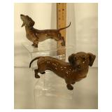 Rosenthal and Hutschenreuther Daschund porcelain