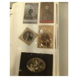 Approx 150 old photos, CDVs, tintypes, die cut