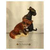 Goebel figurines , Fox , Dacshund , with Germany