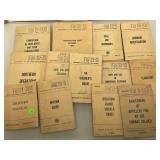 Various Army manuals large lot