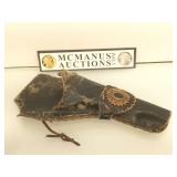 vintage hand made childs gun holster for cap gun