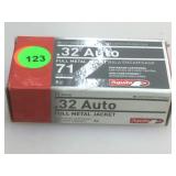 .32 cal ammo full jacket 50 rounds