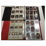 2 albums of basketball cards