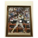 Reggie Jackson framed autographed picture