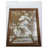 Babe Ruth framed picture
