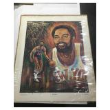 Walt Frazier mr cool lithograph