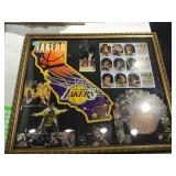 Framed Los Angeles lakers picture