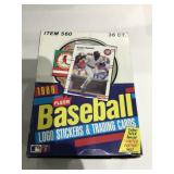 1988 fleer baseball sealed box