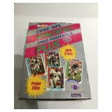 1991 pacific football sealed box
