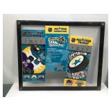 Framed 1997 all star game tickets
