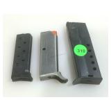 3 Pistol Magizines unknown