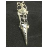 Full Finger Hinged Armor Claw Ring with Fox Face.