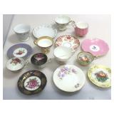 Assorted Porcelain tea cups and saucers