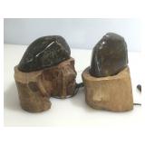 Kalifano pair of lamps (missing power cord),