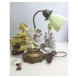 Assorted Small Table Lamps. Untested, As Found.