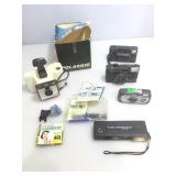 Polaroid Swinger camera w/original box and more