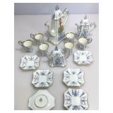 MASR. Capodimonte porcelain tea set