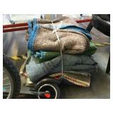 Bundle of moving blankets