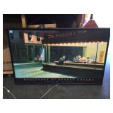 Framed print "Boulevard of Broken Dreams" w/light