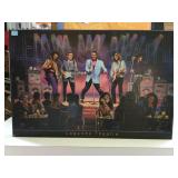 Legends Theatre print on canvas, approx 35x23