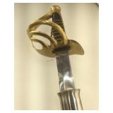 Metal Sword 42??? w/ sheath made in India