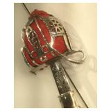 Metal sword 42? with sheath