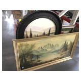 Framed prints - largest is approx. 2x5 feet