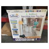 Extra wide walk thru gate - unknown if complete