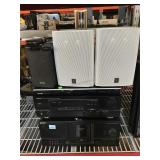 Denon Receiver, Sony 200 CD changer and speakers