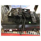 Yamaha Receiver and Samsung Blu-Ray player with