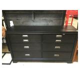 NWT Aspenhome Black dresser w/6 drawers, approx 5