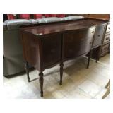 Wood buffet, approx 66x20x38 inches