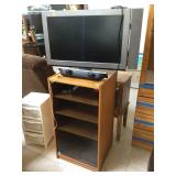 Entertainment rack and tv (speaker needs to be