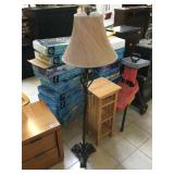 Approx 5 ft tall metal floor lamp