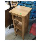 Small plant stand w/shelves, approx 12x12x29