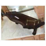 Ethan Allen wood shelf, approx 19 inches long