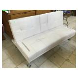 White futon, missing side arm