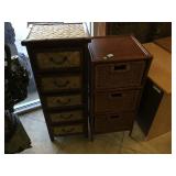 Pair of storage towers