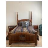 Complete Thomasville Queen Bed w/mattress and box