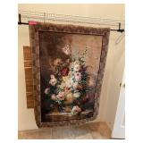 Hanging Floral Wall Tapestry 38x54